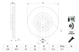 BOSCH 0 986 479 C90 Disc frana
