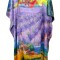 Rochie tip poncho dama LV, mov, one size