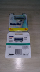 Gillette Skinguard Sensitive (set 8 rezerve , lubrificatie si sub lame) foto