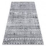 Covor Structural SIERRA G6042 țesute plate gri deschis - geometric, etnic, 160x220 cm, Dreptunghi, Polipropilena