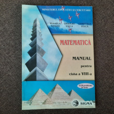 MATEMATICA MANUAL PENTRU CLASA A VIII-A - Mihaela Singer, Consuela Voica,R24/1