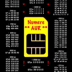 Numere Aur Gold Vip Numar Preferential Usor de Retinut Cartela Sim Prepay