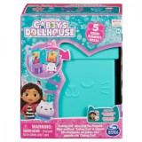 Set de joaca Mini casuta breloc, Cakey Cat cu 5 piese, Gabby&#039;s Dollhouse, 20140104