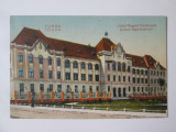 Carte postala Turda:Liceul Regele Ferdinand anii 20, Circulata, Printata