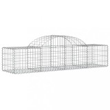 Cumpara ieftin Cos gabion arcuit, 200x50x40/60 cm, fier galvanizat