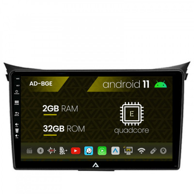 Navigatie Hyundai I30 (2012-2016), Android 11, E-Quadcore 2GB RAM + 32GB ROM, 9 Inch - AD-BGE9002+AD-BGRKIT216V2 foto