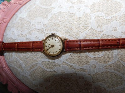 TELLUS , ceas vintage Elvetia 1960 , vintage autentic foto