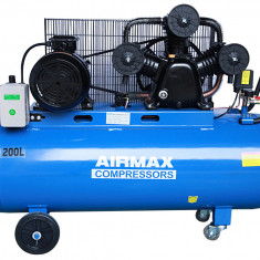 Compresor de aer 200 litri , 5.5kw AIRMAX ,8bar , 610 lit/min aer refulat