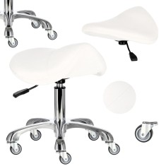 Taburet cosmetic pentru coafor scaun taburet saun mobil Calissimo