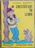 Crestaturi in Lemn - Ecaterina Draganovici, Carte de Colorat, 1985, Bucuresti, Editura Sport-Turism
