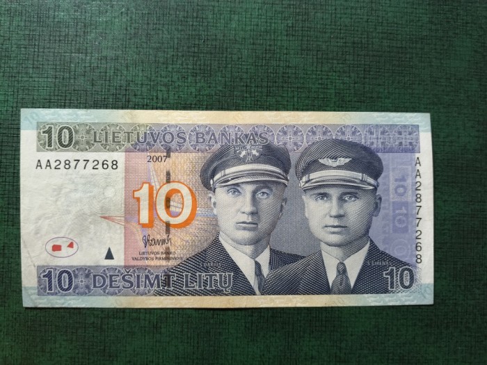 LITUANIA 10 LITU 2007