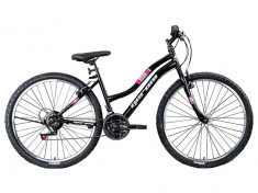 Bicicleta copii Geroni Swan Lady MTB, 24 inch, 21 viteze, cadru 14&amp;quot; otel, culoar PB Cod:GRN21-020 foto