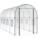 Cumpara ieftin Sera transparenta 160x400x190 cm PVC/otel vopsit electrostatic
