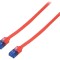 Patch cord U/UTP Cat6a PVC Roșu 2m
