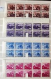 1943 - Centenarul Artileriei Romane - bloc de 10 serii MNH** - LP 156 I