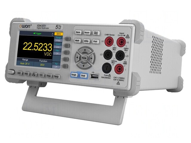 Multimetru de masă LCD 4 Prelevare mostre XDM3051