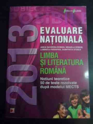 Evaluare Nationala - Limba Si Literatura Romana - Anca Davidoiu-roman, Mihaela Dobos, Luminita Parai,544463 foto