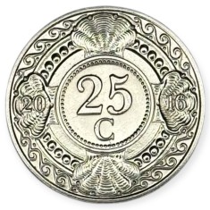 ANTILELE OLANDEZE 25 Cents 2016 , a UNC , km 35