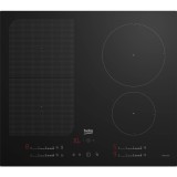 Plita incorporabila Beko HII64791UFT, 4 arzatoare, Electric, Power Management, Negru