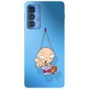 Husa compatibila cu Motorola Moto G100 model Stewie Griffin Swing, Silicon, TPU, Viceversa, Transparent, Carcasa