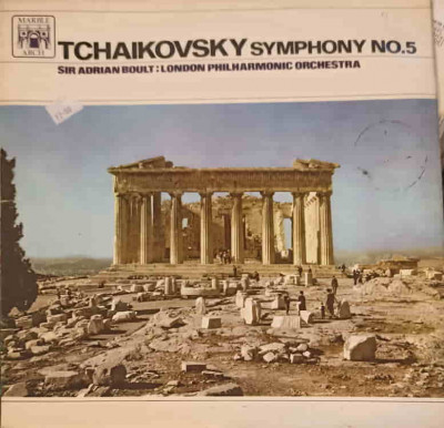 Disc vinil, LP. Tchaikovsky 5th Symphony-Tchaikovsky, Sir Adrian Boult, The London Philharmonic Orchestra foto