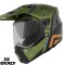 Casca adventure/touring/off road pentru scuter - motocicleta Axxis model Wolf DS Hydra B6 verde mat &ndash; tip viziera: MT-V-20 XS (53/54cm)