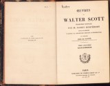 C1187 Oeuvres de Walter Scott, traduction nouvelle par M Albert Mont&eacute;mont, tome cinqui&egrave;me, Kenilworth, Paris