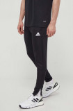 Adidas Performance pantaloni de antrenament Entrada 22 HC0332 bărbați, culoarea negru, mulați HC0332