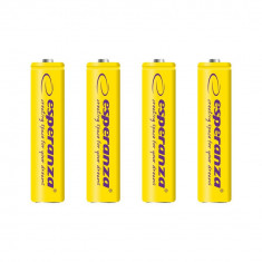 Baterii reincarcabile Ni-MH AAA 1000MAH x4, Esperanza EZA102Y foto