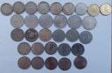 lot monede India 31 bucati-5 rupees 9buc, 2rupees 6buc, 1rupee 16buc