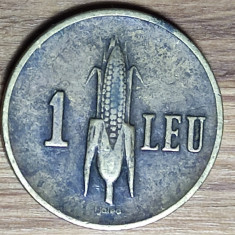 Romania - moneda de colectie - 1 leu 1939 cu porumbul - Carol II - stare f buna!