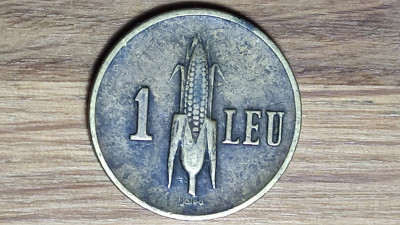 Romania - moneda de colectie - 1 leu 1939 cu porumbul - Carol II - stare f buna! foto