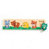 Puzzle cu Buton Padure
