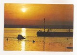 RF157 - Carte Postala - Mamaia. Apus de soare pe Siutghiol, circulata 1980