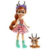 Papusa Enchantimals - Gabriela Gazelle si Racer, Mattel