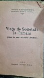 Viata de Societate la Romani (pana la anul 192 dupa Christos) - Nicolae D. Petrescu-Zoita (cu dedicatie)