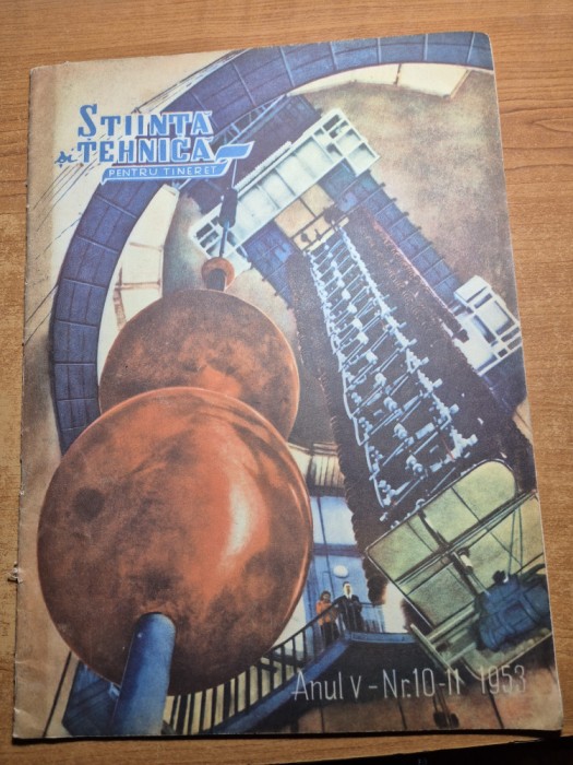 stiinta si tehnica octombrie-noiembrie 1953-prima motocicleta romaneasca