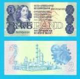 Africa de Sud (p#118) 2 Rand 1978-90 aUNC 'Sasol' serie: DB3926848; (ROG CITITI DETALIILE!)