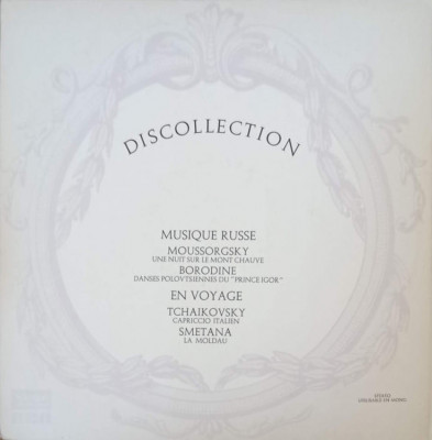 Disc vinil, LP. MUSIQUE RUSSE. EN VOYAGE-Modest Mussorgsky, Alexander Borodin, Pyotr Ilyich Tchaikovsky, Bedrich foto