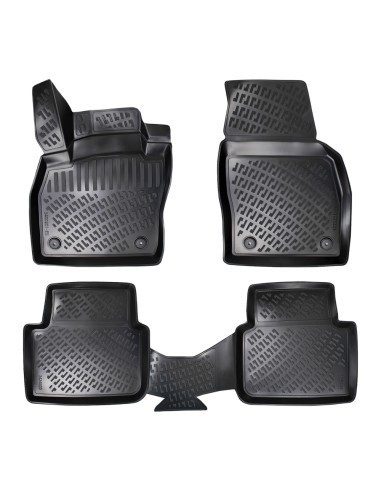 Set covorase auto din cauciuc tip tavita Skoda Scala 2019-