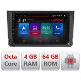 Navigatie Seat Ibiza 2017- E-IBZ Octa Core cu Android Radio Bluetooth Internet GPS WIFI DSP 4+64GB 4G CarStore Technology