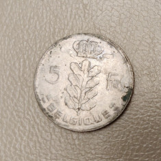 Belgia - 5 francs / franci (1967) monedă s039