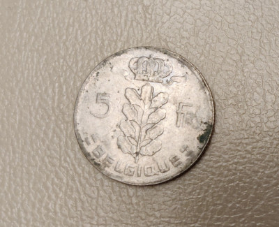 Belgia - 5 francs / franci (1967) monedă s039 foto