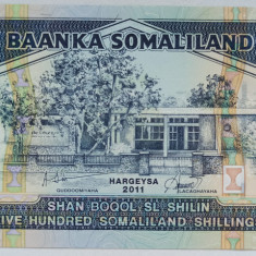 Bancnotă 500 shillings 2011 Somalia UNC