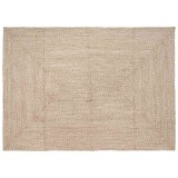 Cumpara ieftin Covor Natural si alb 160 x 230 cm Iuta