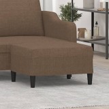 VidaXL Taburet, maro, 70x55x41 cm, material textil