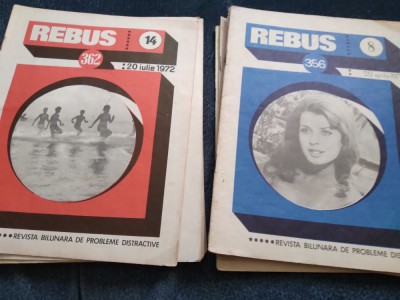 LOT 11 REVISTE REBUS 1972 foto