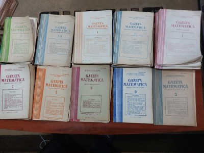 Colectia Gazeta Matematica foto