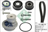 INA 530 0443 30 Set pompa apa + curea dintata