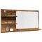 vidaXL Dulap baie cu oglindă, lemn vechi, 90x11x45 cm, lemn prelucrat 856262